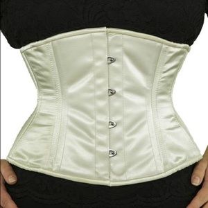 ✨Ivory Satin Orchard Corset